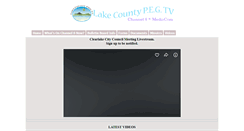 Desktop Screenshot of lakecountypegtv.org
